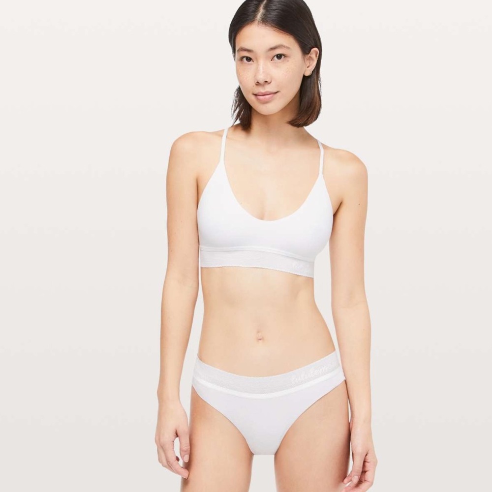LULULEMON ATHLETICA White Ever Essentials Bralette